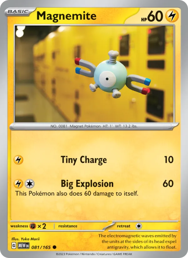 Magnemite #081 – 151 card