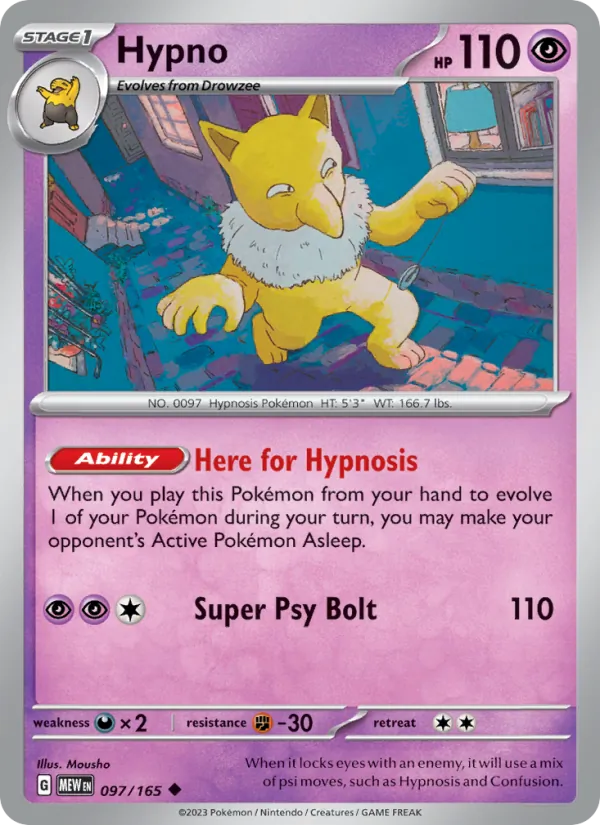Hypno #097 – 151 card