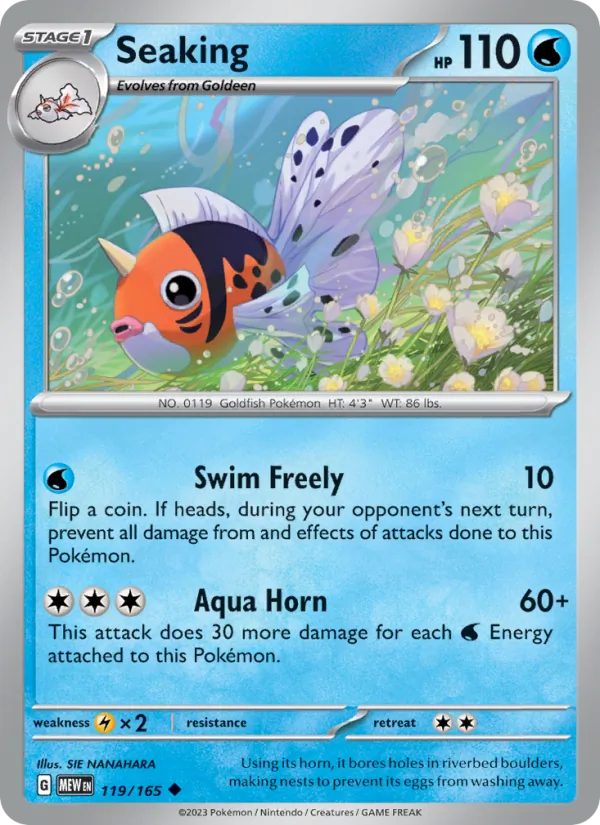 Seaking #119 – 151 card