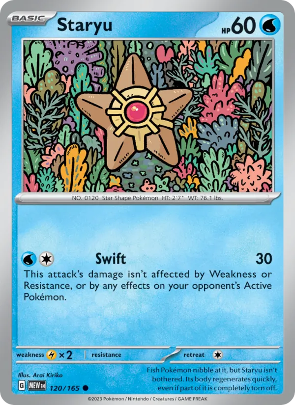 Staryu #120 – 151 card