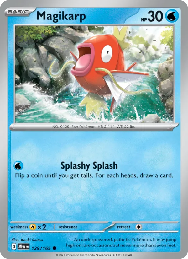 Magikarp #129 – 151 card
