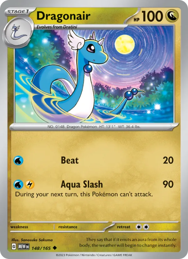 Dragonair #148 – 151 card