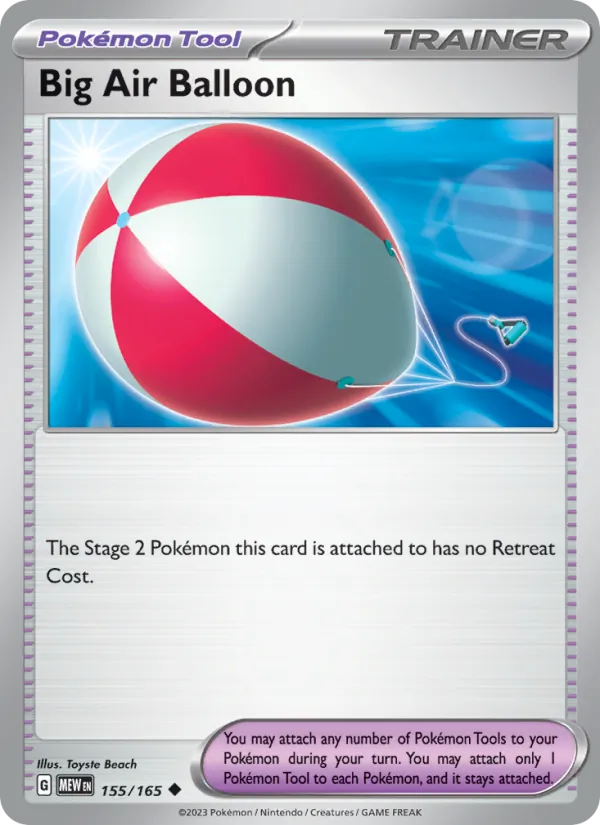 Big Air Balloon #155 – 151 card