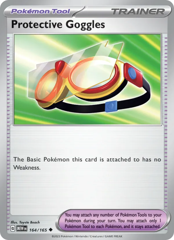Protective Goggles #164 – 151 card