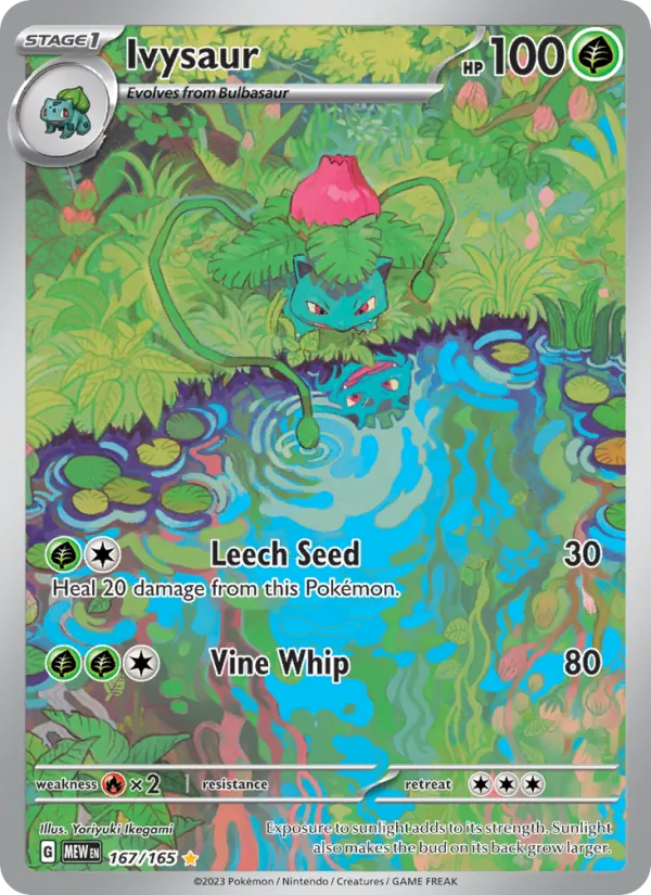 Ivysaur #167 – 151 card