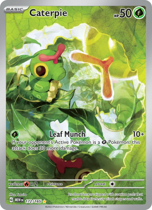 Caterpie #172 – 151 card