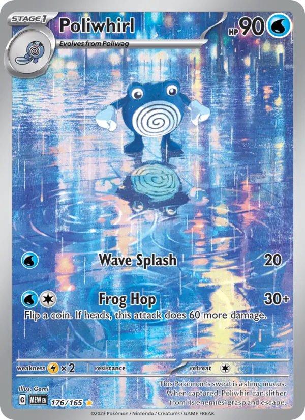 Poliwhirl #176 – 151 card