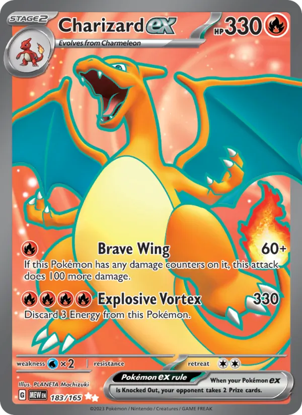 Charizard ex #183 – 151 card