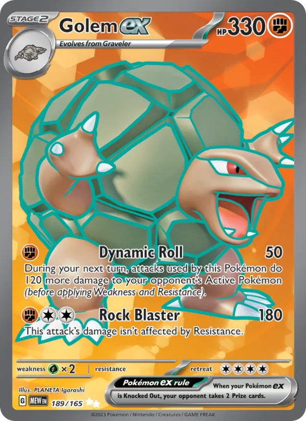 Golem ex #189 – 151 card