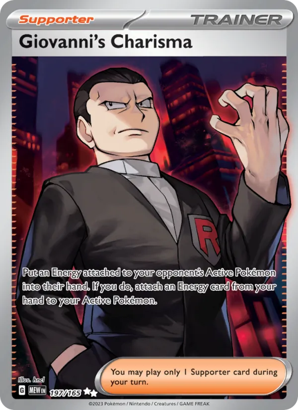 Giovanni's Charisma #197 – 151 card