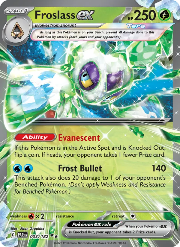 Froslass ex #003 – Paradox Rift card