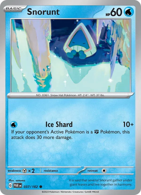 Snorunt #037 – Paradox Rift card