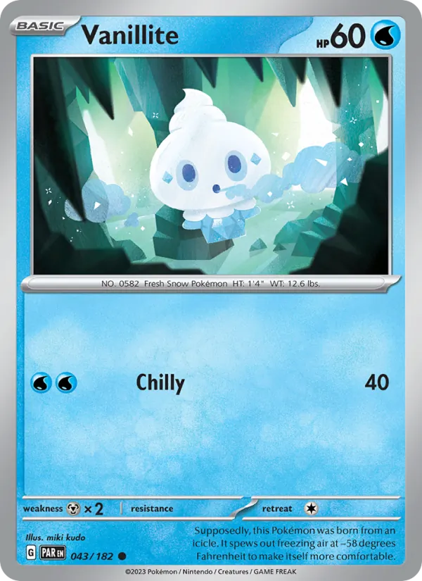 Vanillite #043 – Paradox Rift card