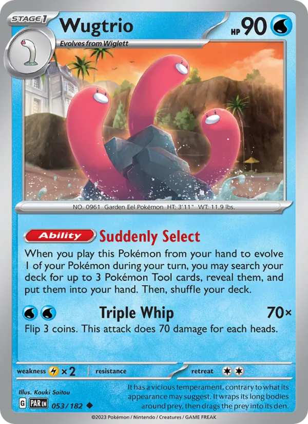 Wugtrio #053 – Paradox Rift card