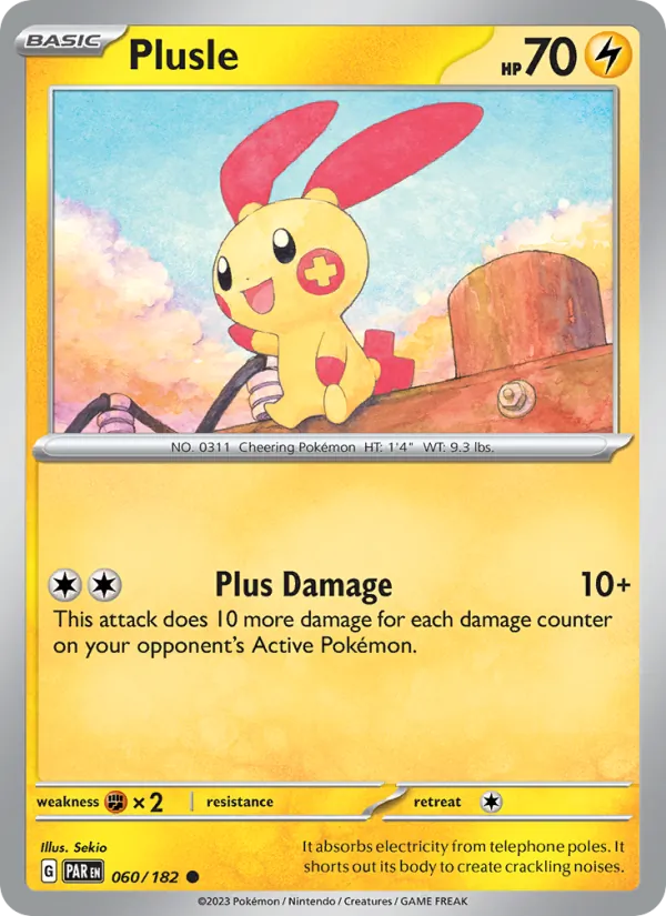 Plusle #060 – Paradox Rift card