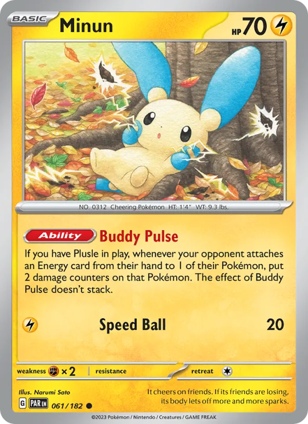 Minun #061 – Paradox Rift card