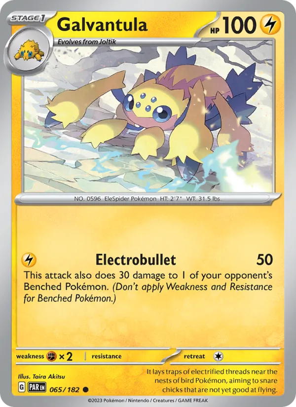 Galvantula #065 – Paradox Rift card
