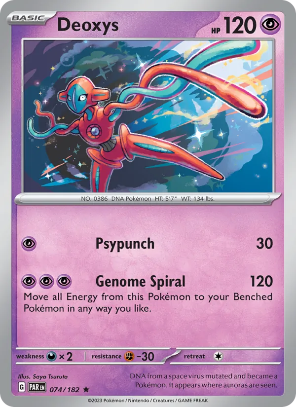 Deoxys #074 – Paradox Rift card