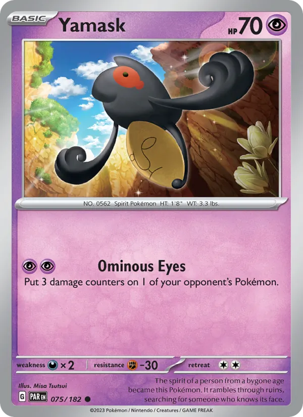Yamask #075 – Paradox Rift card