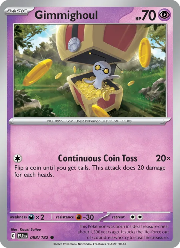Gimmighoul #088 – Paradox Rift card