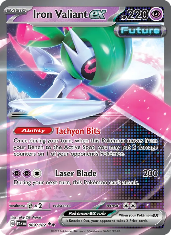 Iron Valiant ex #089 – Paradox Rift card