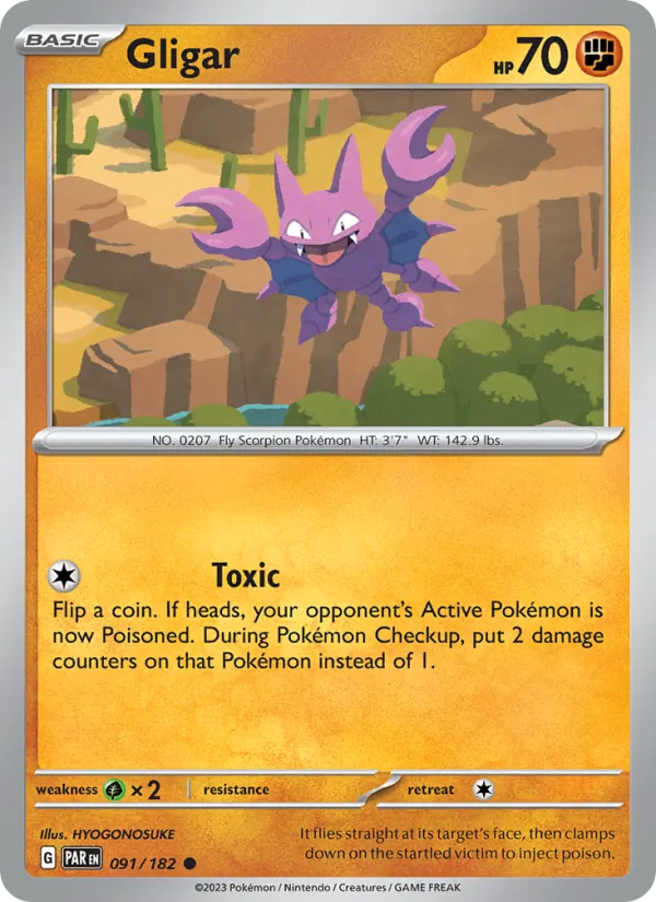 Gligar #091 – Paradox Rift card