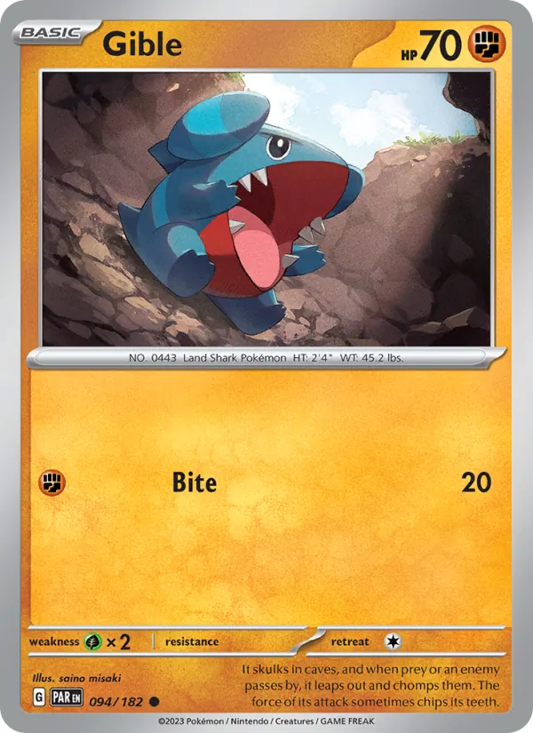Gible #094 – Paradox Rift card