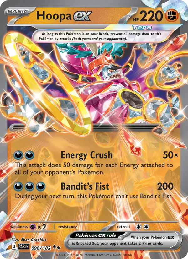 Hoopa ex #098 – Paradox Rift card