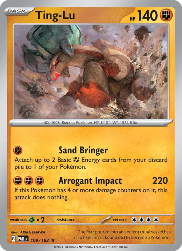 Ting-Lu #109 – Paradox Rift card