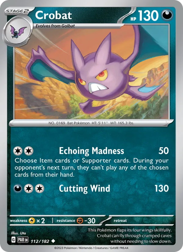 Crobat #112 – Paradox Rift card