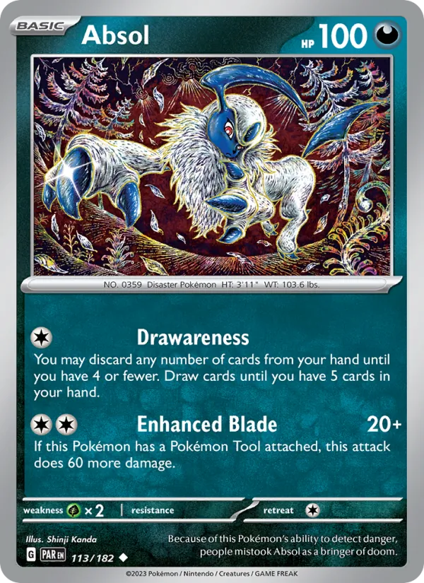 Absol #113 – Paradox Rift card