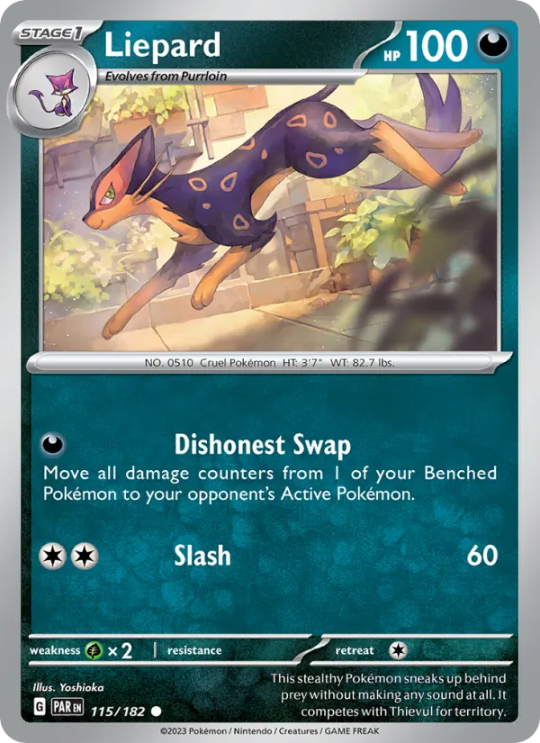 Liepard #115 – Paradox Rift card