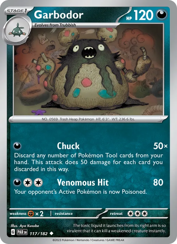 Garbodor #117 – Paradox Rift card
