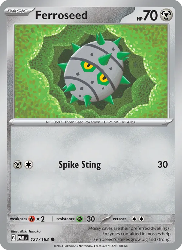 Ferroseed #127 – Paradox Rift card