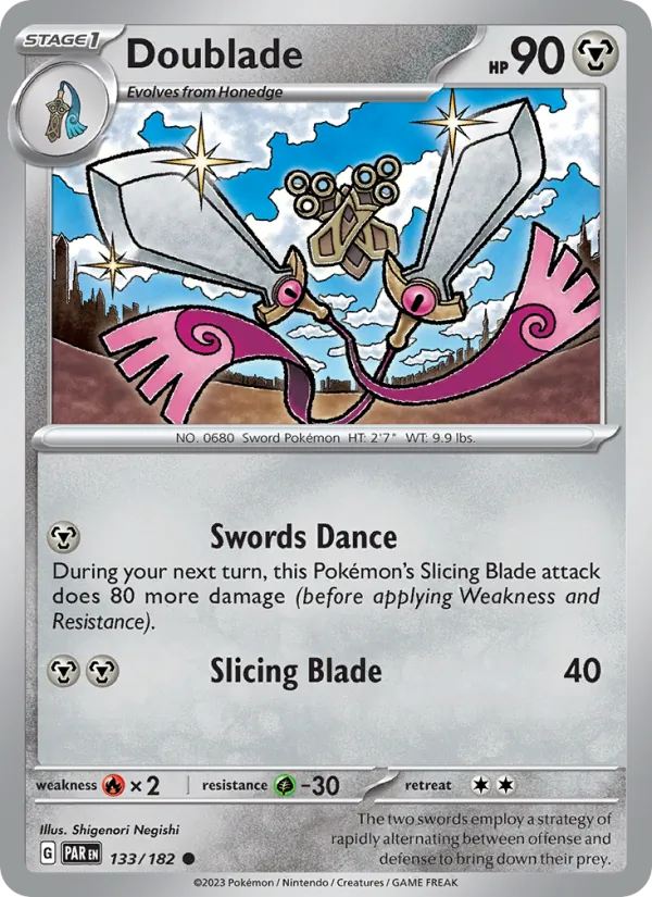 Doublade #133 – Paradox Rift card