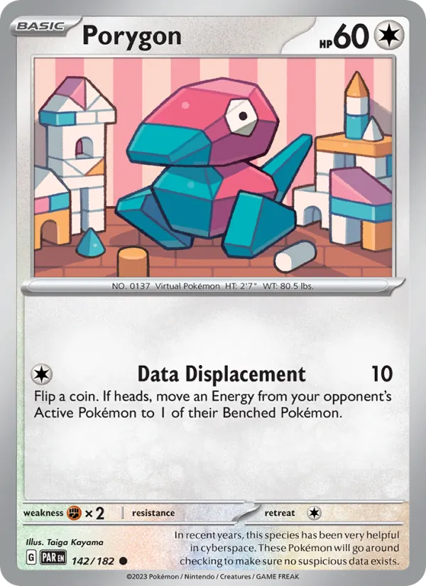 Porygon #142 – Paradox Rift card
