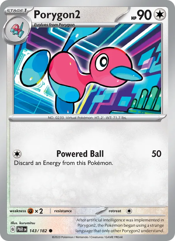 Porygon2 #143 – Paradox Rift card