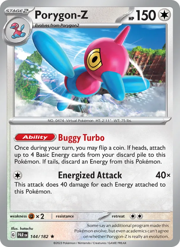 Porygon-Z #144 – Paradox Rift card