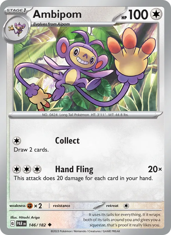 Ambipom #146 – Paradox Rift card