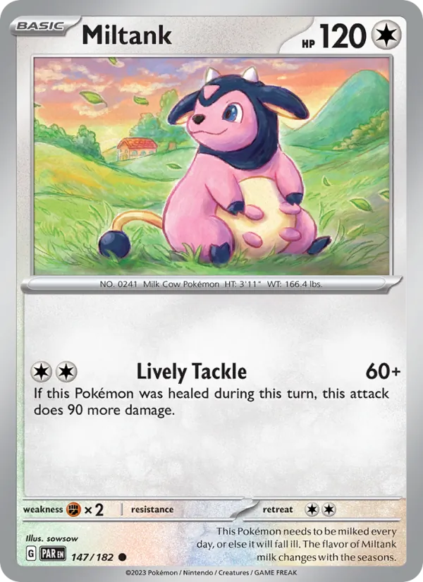 Miltank #147 – Paradox Rift card
