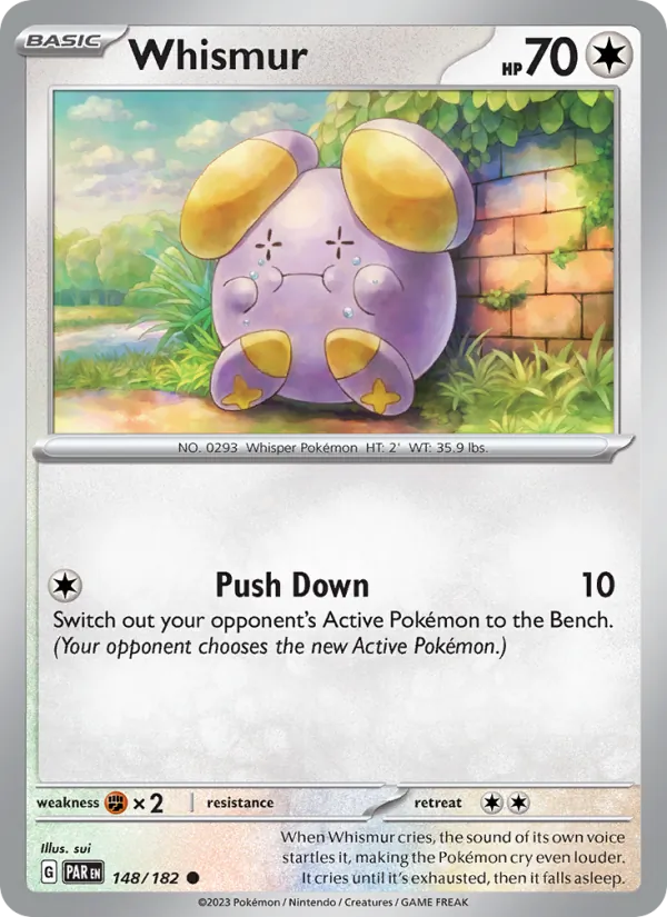 Whismur #148 – Paradox Rift card