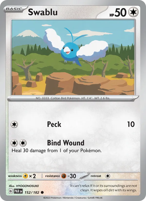 Swablu #152 – Paradox Rift card