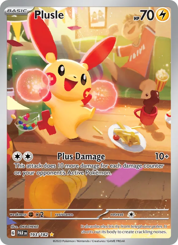 Plusle #193 – Paradox Rift card