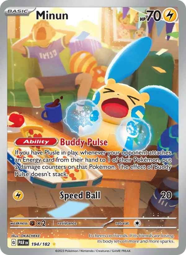 Minun #194 – Paradox Rift card