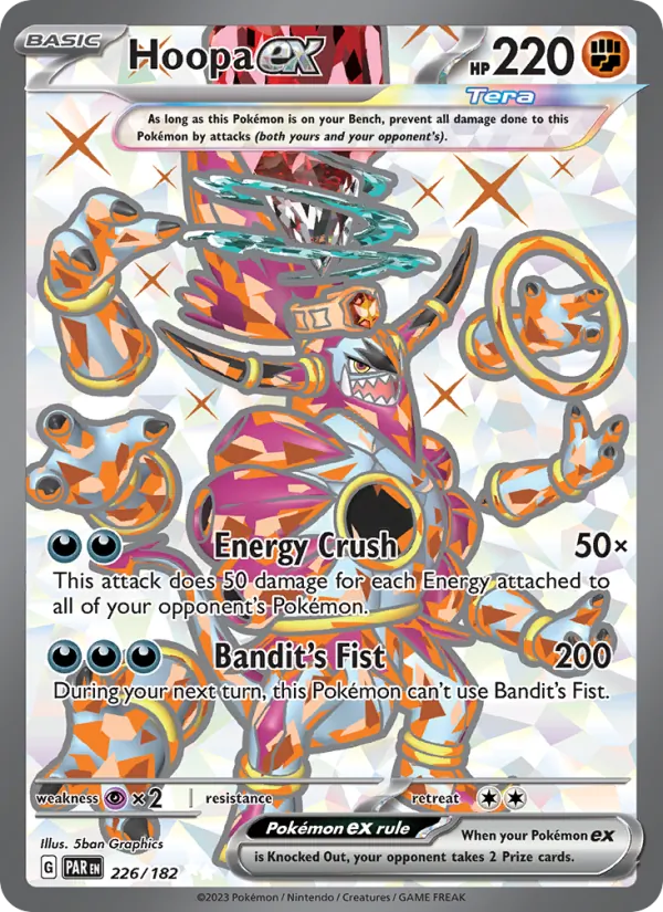 Hoopa ex #226 – Paradox Rift card