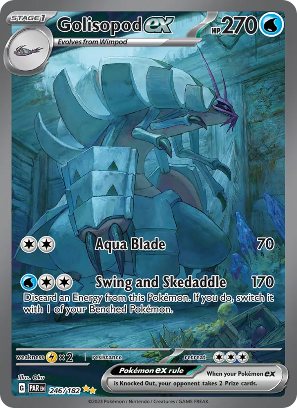 Golisopod ex #246 – Paradox Rift card