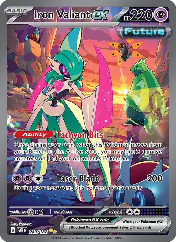 Iron Valiant ex #249 – Paradox Rift card