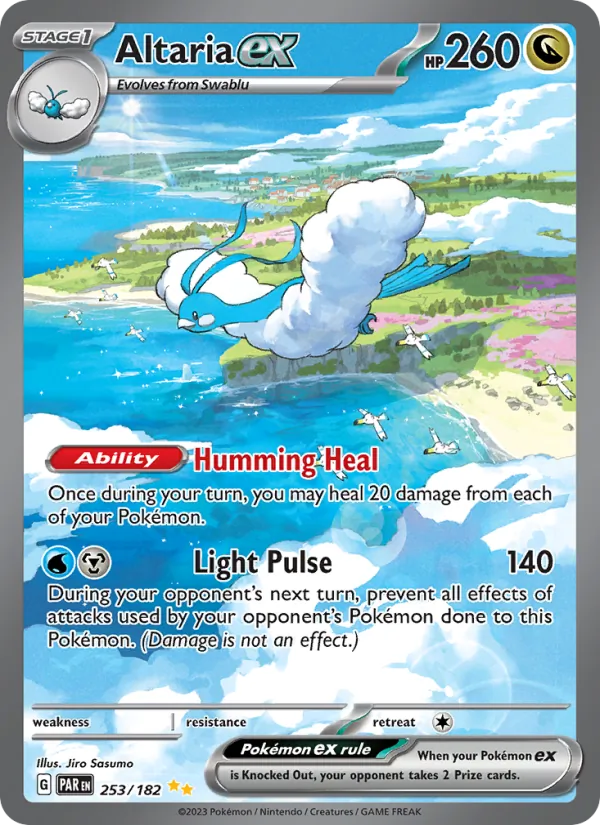 Altaria ex #253 – Paradox Rift card