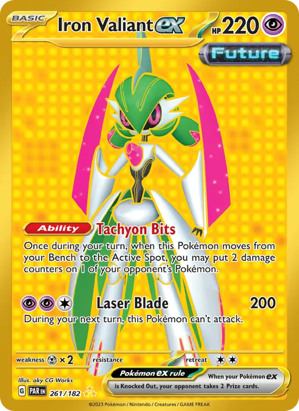 Iron Valiant ex #261 – Paradox Rift card