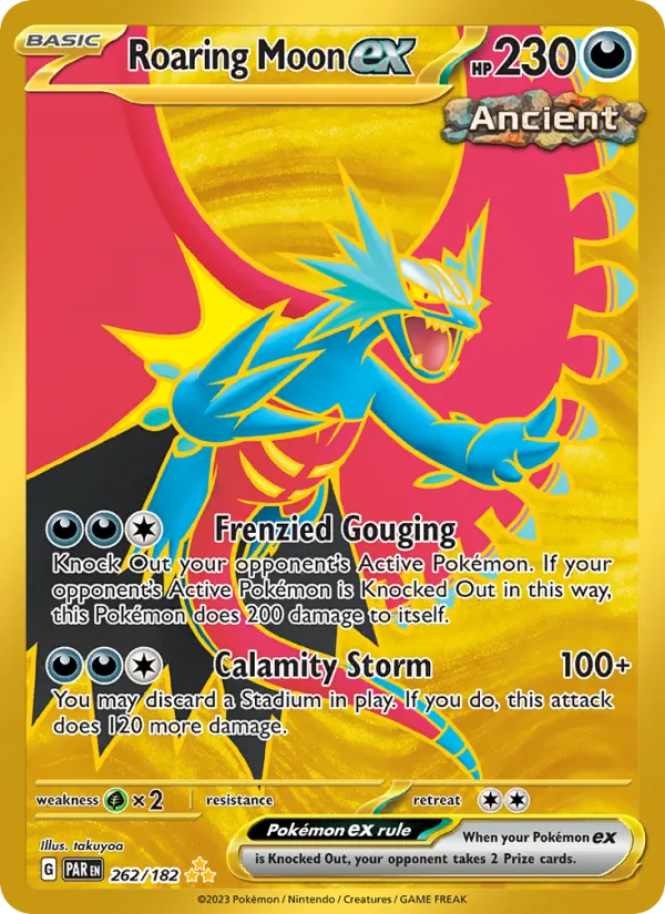 Roaring Moon ex #262 – Paradox Rift card